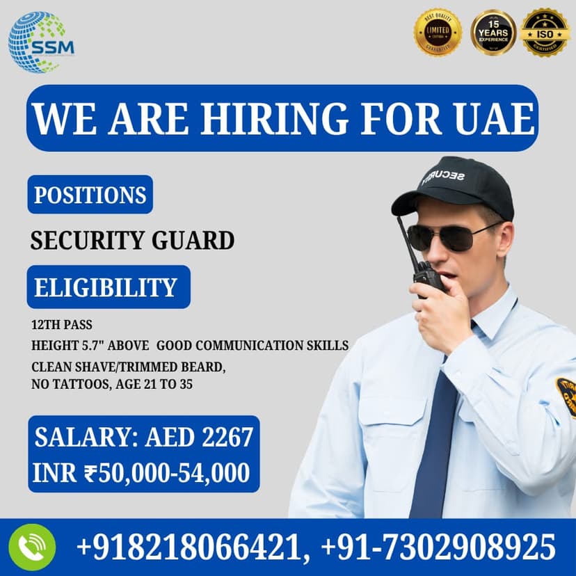 Security Guard Positions